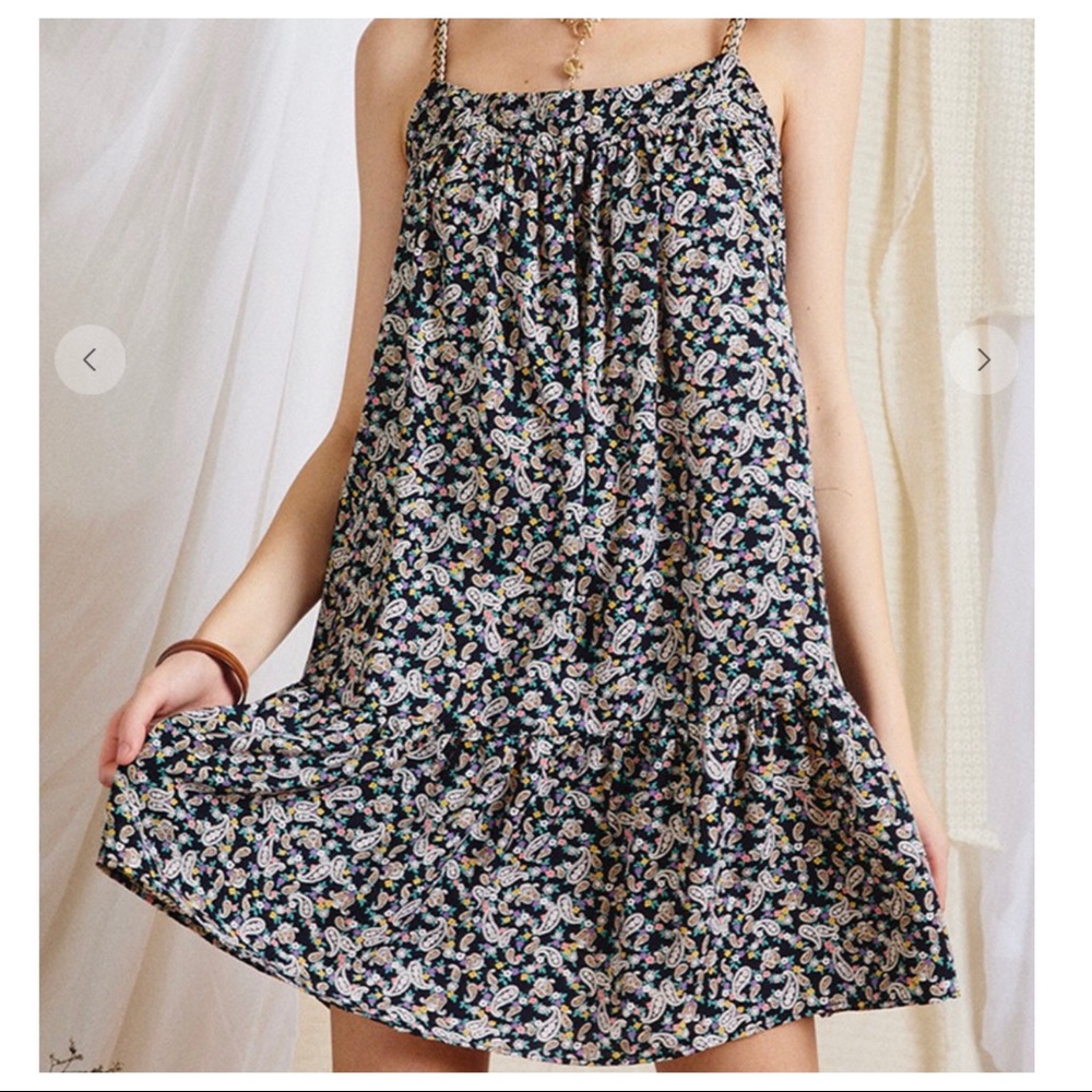 22 Boho chic paisley print cami dress - Picture 3 of 4